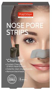 Purederm Nose Pore Strips Charcoal 6 st produkt bild