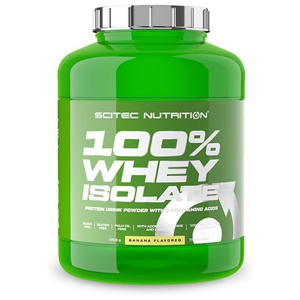 100 % Whey Isolate Vassleproteinisolat 1816 g - Banana produkt bild