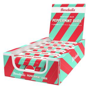 12 x Barebells Protein Bar 55 g Peppermint Bark produkt bild
