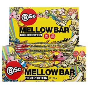 BSC Mellow Bar Banana 12x50g produkt bild