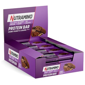 12 x Proteinbar 55 g Chunky Peanut & Caramel produkt bild