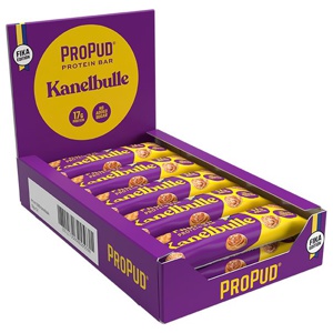 12 x ProPud Protein Bar 55 g Kanelbulle produkt bild