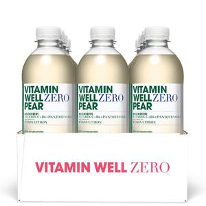 12 x Vitamin Well Zero Vitamindryck 500 ml produkt bild