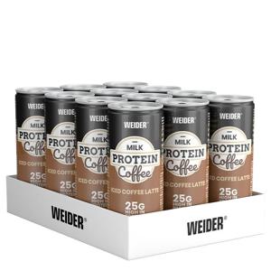 12 x Weider Protein shake 250 ml Coffee produkt bild