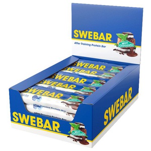 15 x Swebar Proteinbar 55 g - Banana Mintchocolate produkt bild
