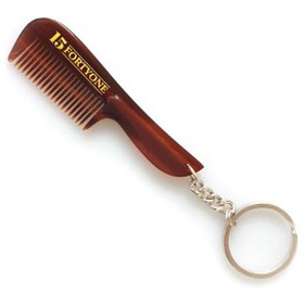 1541 London Moustache Comb Keyring produkt bild