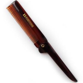 1541 London Pocket Size Fine Tooth Folding Comb produkt bild