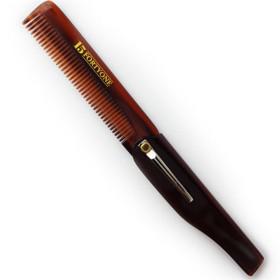 1541 London Pocket Size Folding Comb w/ clip produkt bild
