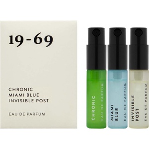 19-69 The Collection Three Eau De Parfum (3 References) Miami Blue, Invisible Post, Chronic 3 x 2,5 ml produktbillede