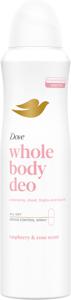 2 få 25%, Dove Whole Body Deodorant Raspberry & Rose Spray 150 ml produkt bild