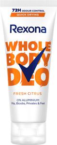 Rexona Whole Body Deo Fresh Citrus Cream 75ml produkt bild