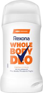2 få 25%, Rexona Whole Body Deo Fresh Citrus Stick 50 ml produkt bild