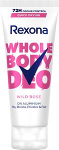 Rexona Whole Body Deo Wild Rose Cream 75ml produkt bild
