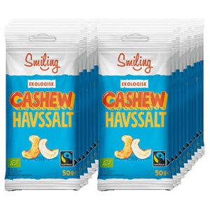 20 x Naturgodis Cashewnötter 50 g produkt bild