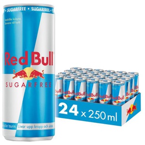 24 st Red Bull Energidryck Flak Sockerfri 250 ml produkt bild