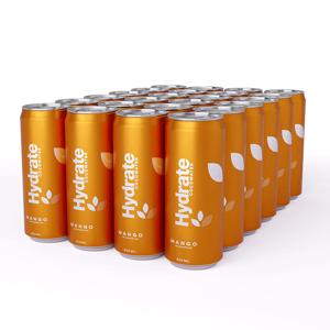 24 x Hydrate Kolsyrat Kokosvatten Flak 330 ml produkt bild