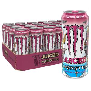 24 x Monster Energy, 50 cl, Juiced Viking Berry 2 kr pant produkt bild