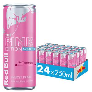 24 x Red Bull Energidryck 250 ml Sockerfri pink Edition produkt bild