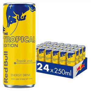 24 x Red Bull Energidryck 250 ml Tropical Edition 2026 2 kr pant produkt bild