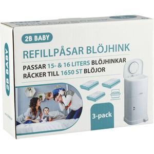 2B Baby Diaper Nanny Refill 3-pack produkt bild