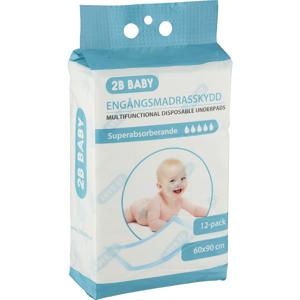2B Baby Madrasskydd 60x90 cm 12-pack produkt bild
