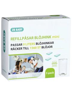 2B Baby Refillpåsar MINI till 9 liters blöjhink 3-pack (1560 st blöjor) produkt bild