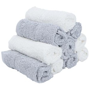2B Baby Tvättlappar Bambu 10-pack Vit/Grå produkt bild