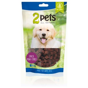 2pets MiniCubes med Anka (100 g) produkt bild