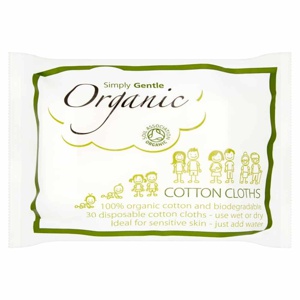 3 - i - 1 Makeupfjerner vådservietter - økologiske, Simply Gentle - Simply Gentle Organic - Cosmetics - Buump produktbillede