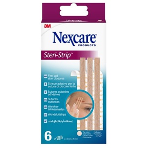 3M Nexcare Steri-Strip 6 mm x 75 mm 6 stk produktbillede