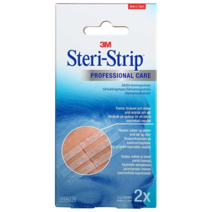 3M Steri-Strip Professional Care 6 x 75 mm Brun 2 x 3 strips produktbilde