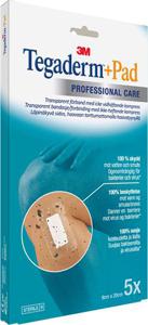 3M Tegaderm +Pad 9cm x 20xm, 5 st produkt bild