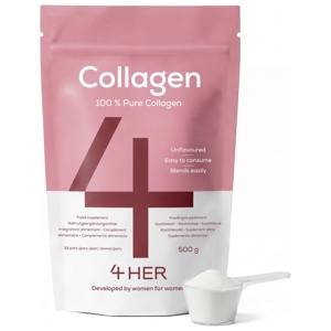 4 HER Collagen Pure kollagenpulver 500 g produktbillede