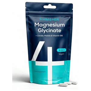 4 HIM & HER Magnesium Glycinate 3in1 Complex with Citrate & Malate 90 Capsules product image
