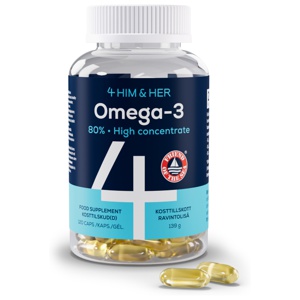 4 Him & Her Omega 3 120 Cap produktbillede