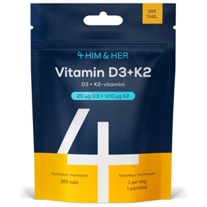 4 HIM & HER Vitamin D3 + K2 produktbillede