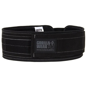 4 Inch Lyftarbälte Nylon Svart produkt bild