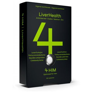 4Him LiverHealth kosttilskudd 60 stk produktbilde