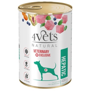 4vets Natural Hund Hepatic 400 g Produktbild
