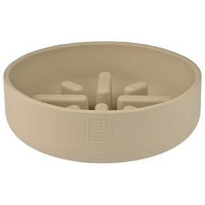 51DN North Slow Feeder Hundmatskål i Silikon Beige produkt bild