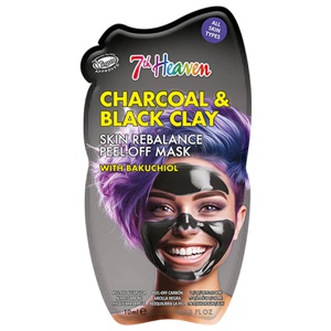 7th Heaven Charcoal & Black Clay Skin Rebalance Peel-Off Mask 15 g Produktbild