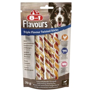 8in1 Triple Flavour Twisted Kaustangen Produktbild