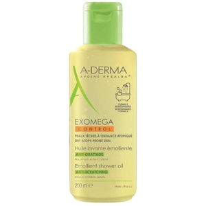 A-Derma Exomega Control dusjolje 200 ml produktbilde