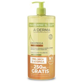 A-Derma Exomega Control Emollient Shower Oil 1000ml Produktbild