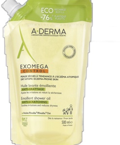 A-DERMA Exomega Control Shower Oil Eco Refill 500 ml Produktbild