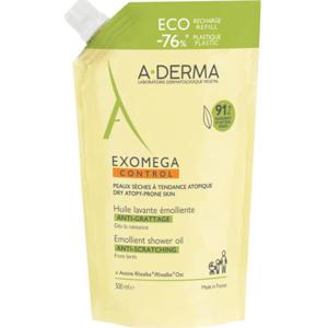 A-derma Exomega Control Shower Oil refill, 500 ml produkt bild