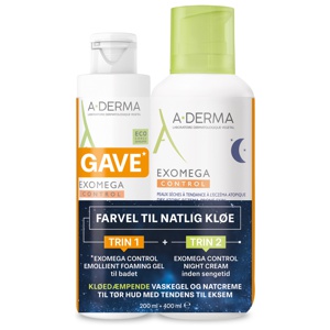 A-DERMA Exomega Night Kit produktbillede