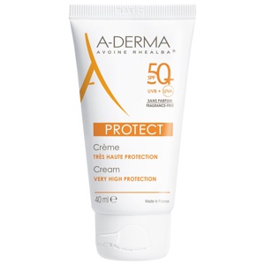 A-Derma Sun Protect Cream SPF50+ produktbilde