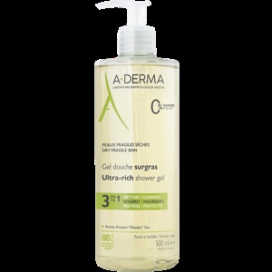 A-DERMA Ultra-Rich Shower Gel 500 ml Produktbild