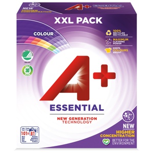 A+ Essential Colour Pulver tvättmedel 3900 g produkt bild